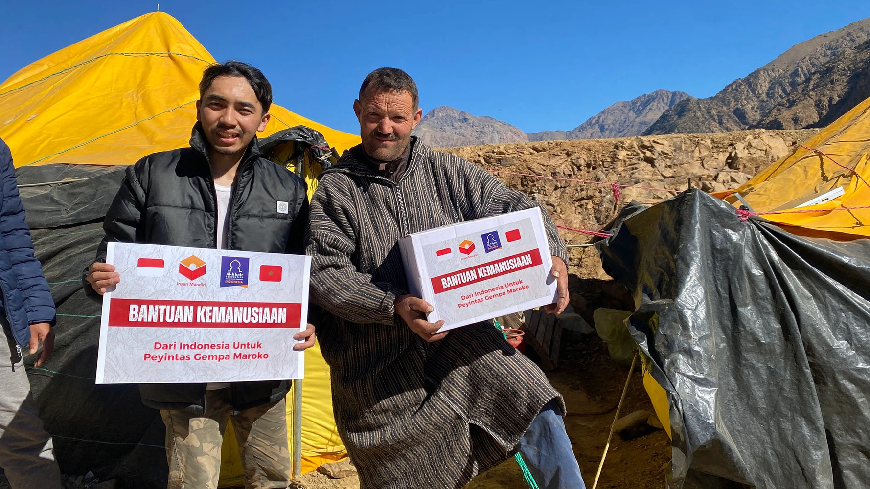 Bantuan untuk Penyintas Gempa Maroko