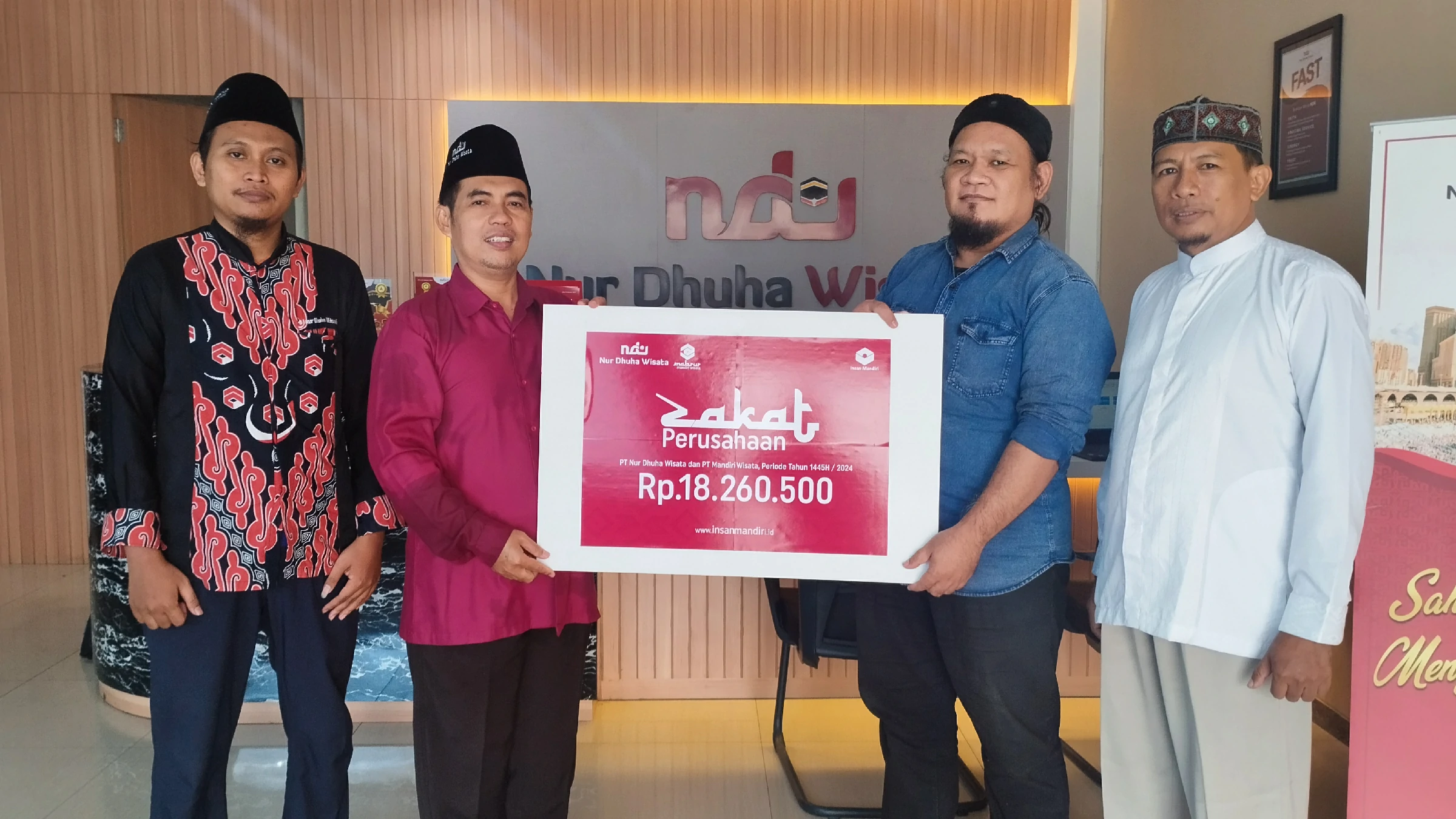 Serah Terima Zakat Perusahaan NDW Grup