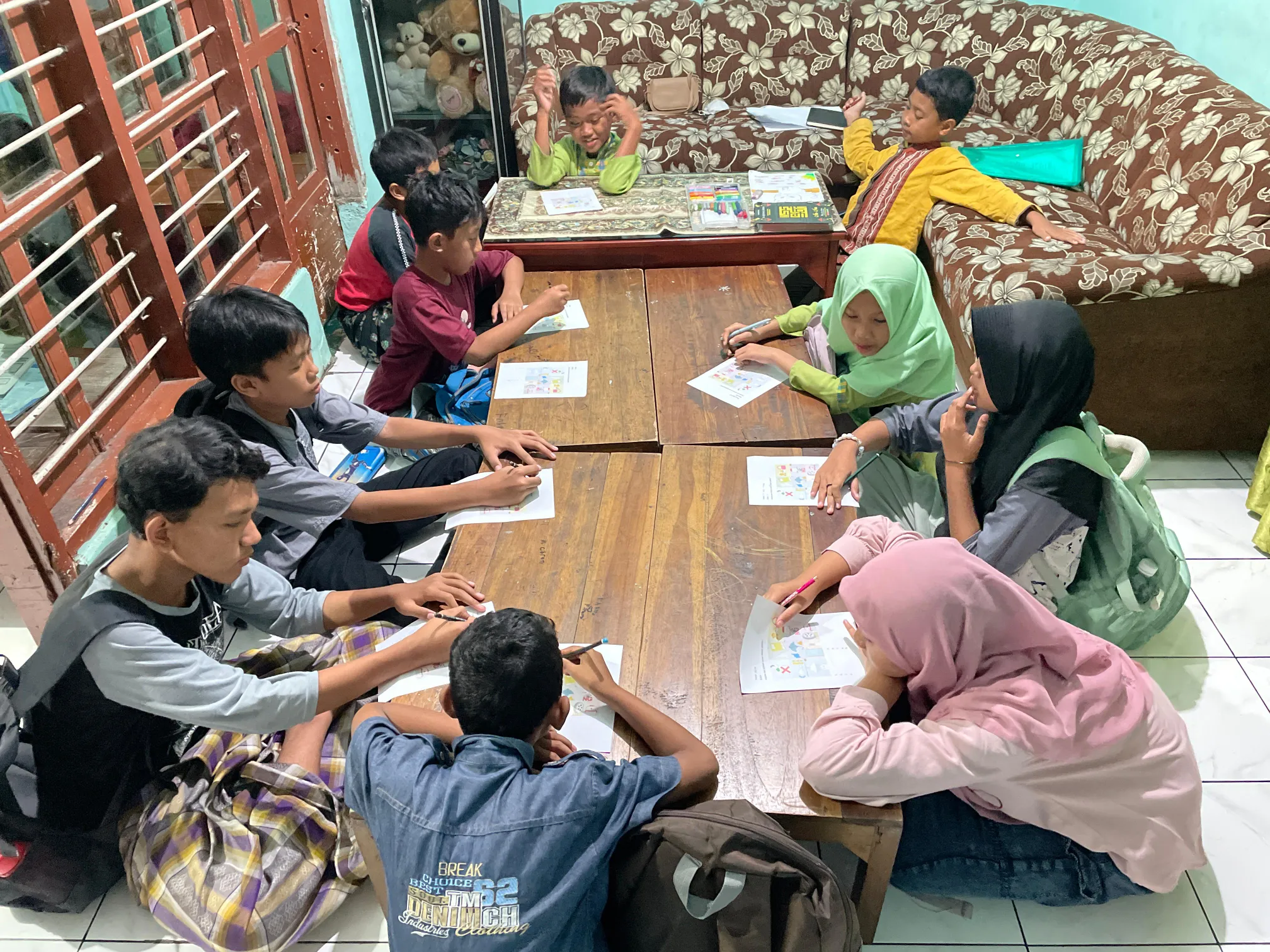 Semangat Belajar Anak-anak Sanggar Prestasi Tanggungan Grinting Tak Pernah Padam