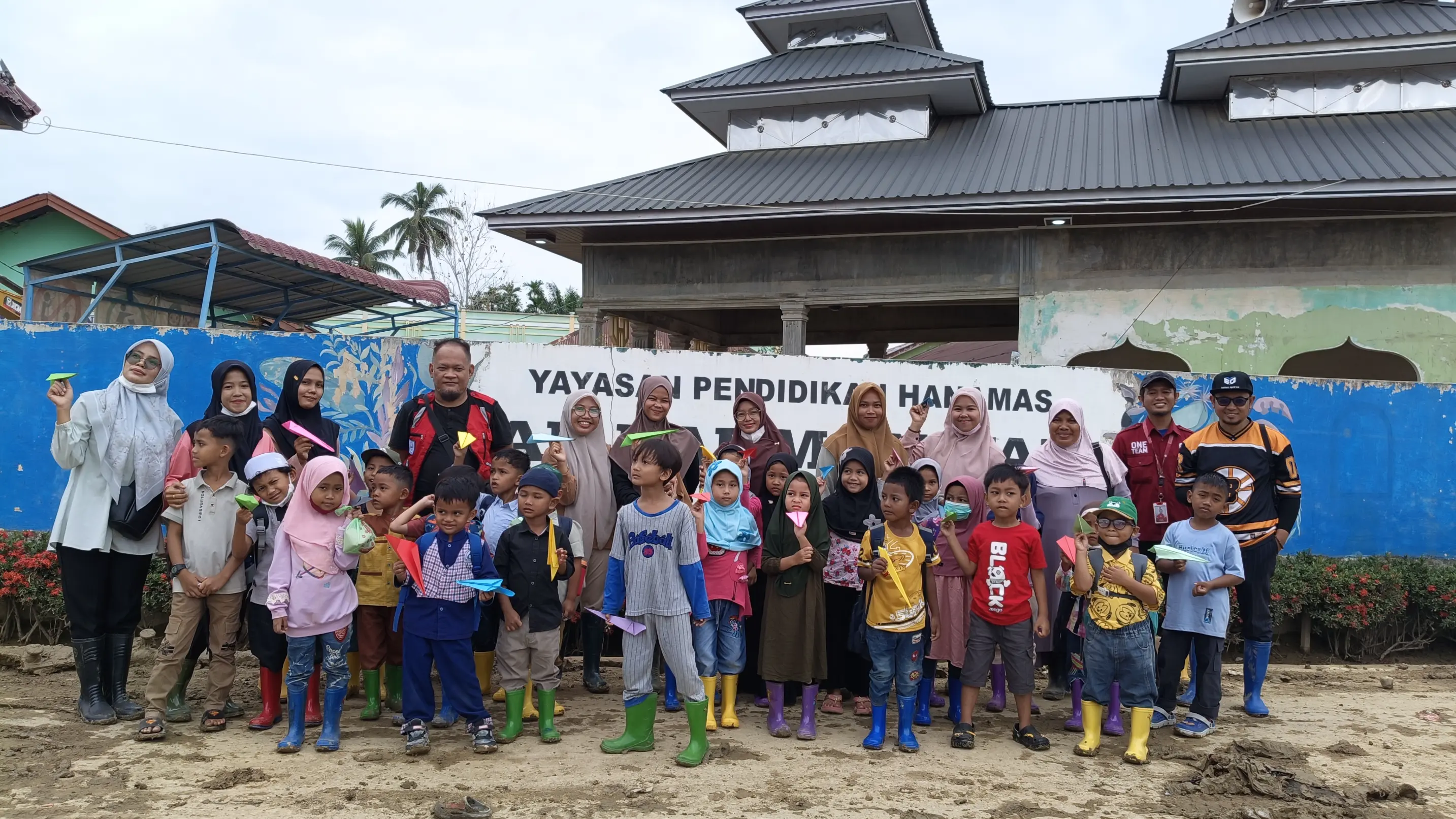 Insan Mandiri Gelar Trauma Healing untuk Anak TK Ar Rahmaniyah Pascabanjir Aceh Tamiang