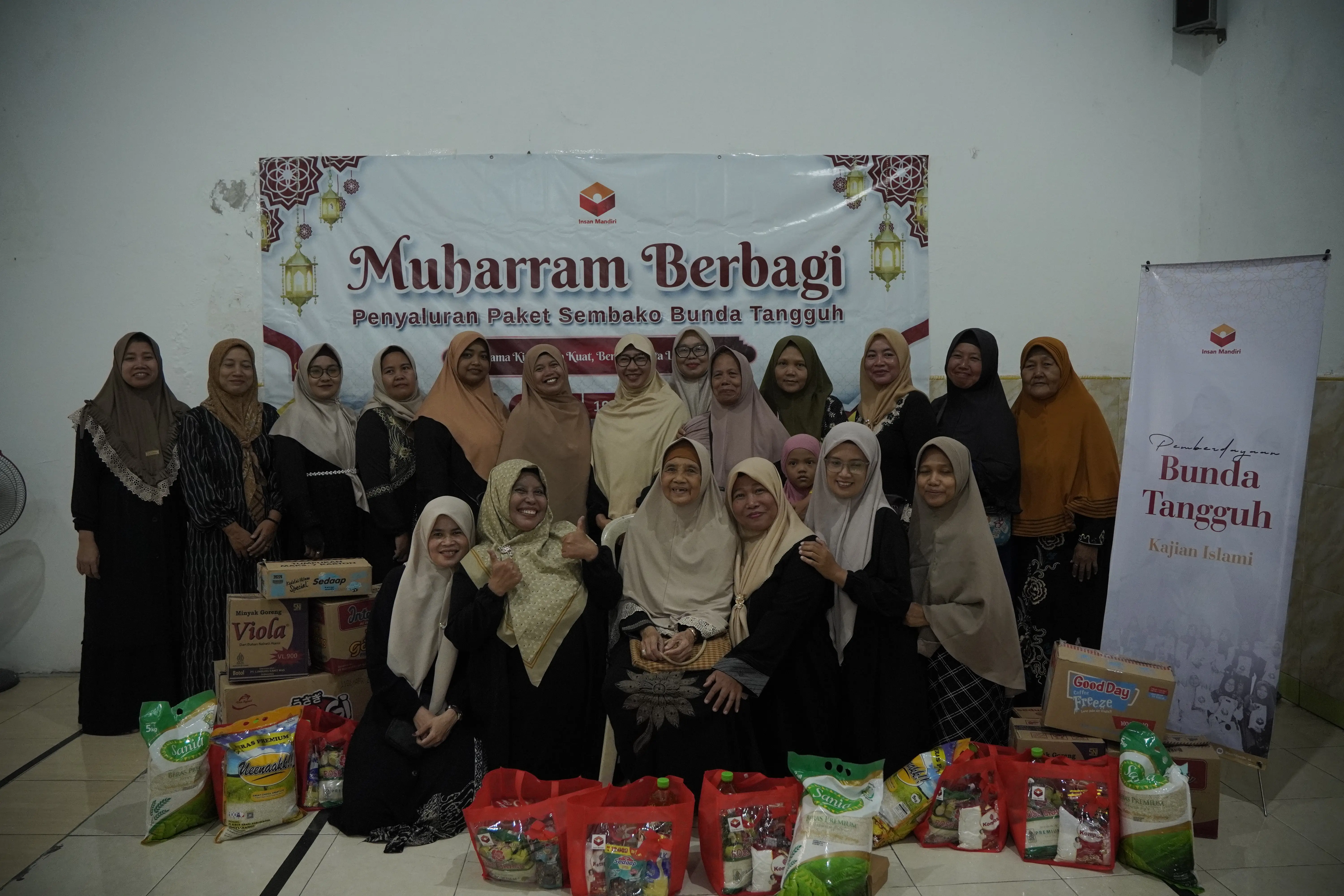 Muharram Berbagi, Insan Mandiri Pererat Ukhuwah dan Tebar Harapan Bersama Bunda Tangguh Sidoarjo