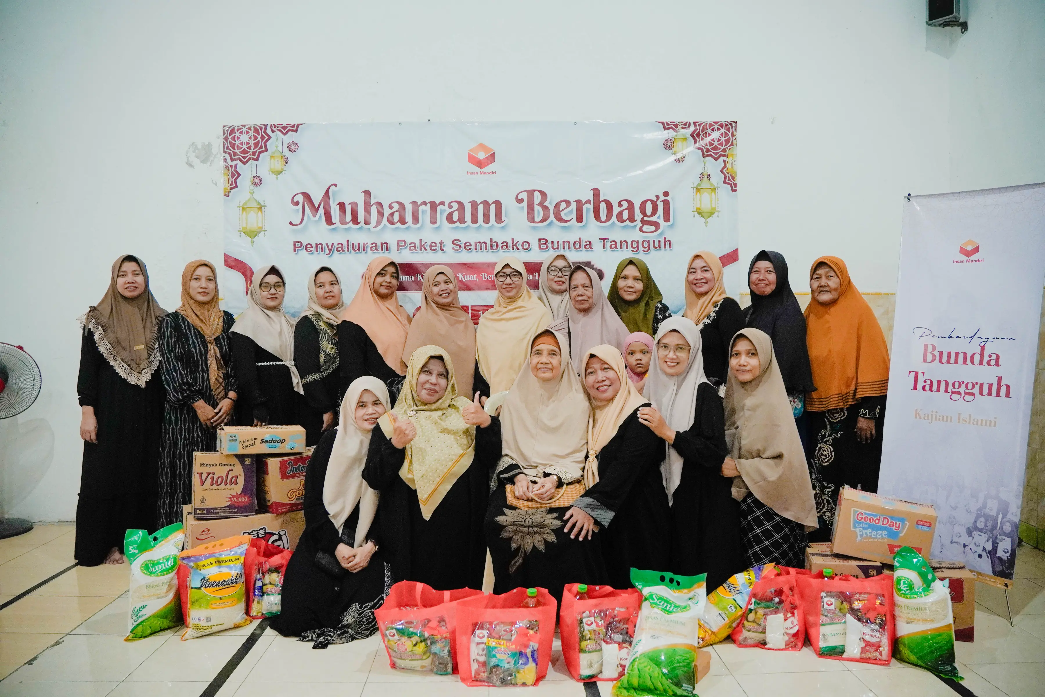 Muharram Berbagi, Insan Mandiri Pererat Ukhuwah dan Tebar Harapan Bersama Bunda Tangguh Sidoarjo
